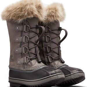 Sorel Kids' Joan of Arctic Boots in Quarry